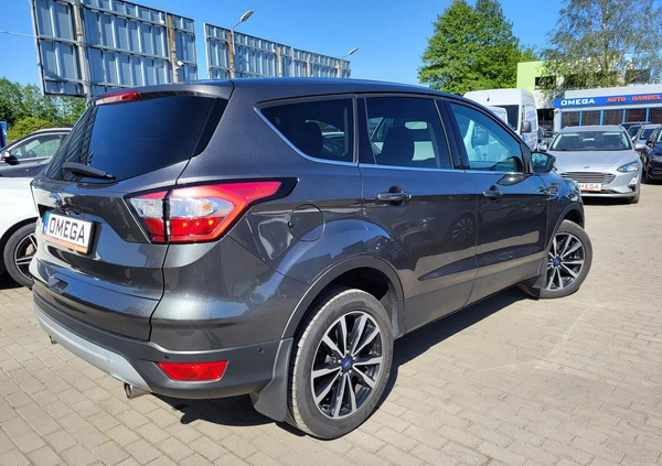 Ford Kuga cena 69900 przebieg: 163000, rok produkcji 2019 z Leśna małe 121